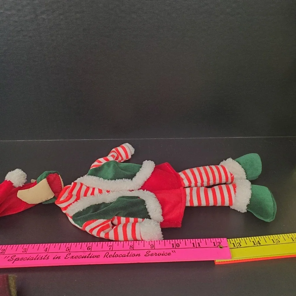 Christmas ELF Wine Bottle Topper Costume White Elephant Funny Gag Gift